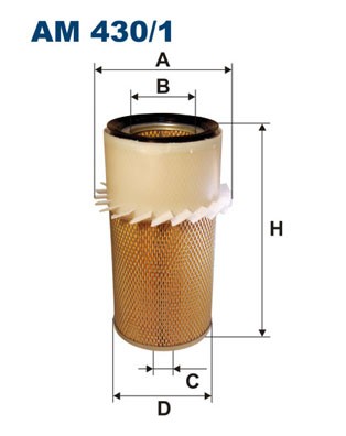 Air filter for fiat - air,