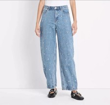 Women's Mid-Rise Studded