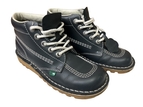 Kicker retro 90s blue - blue, leather