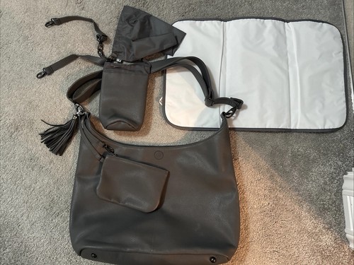 Leather style grey mothercare - leather,
