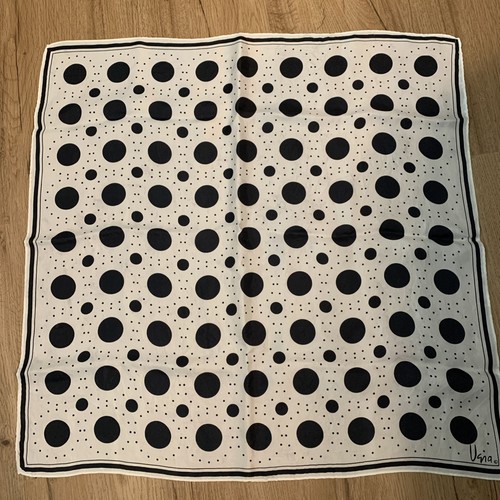 Vera neumann scarf black polka - neumann,