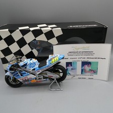 MINICHAMPS 122 016196 Rossi 2001 NSR500 1:12 LTD Ed 245/250 Hand Signed + COA