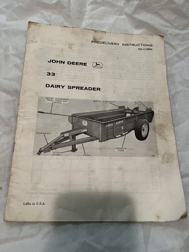 John deere predelivery - john,