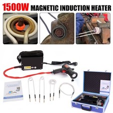 1500W Magnetic Induction Heater Tools Flameless Induction Heater 4 Coil UK Plug