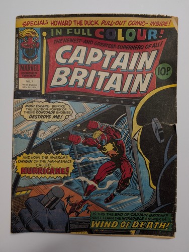 Captain britain comic 7 - britain, no