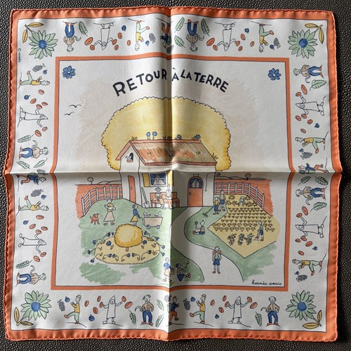 Authentic hermes carre silk - hermes,