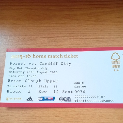 Ticket 2015 2016 8 - ticket, 2015/2016