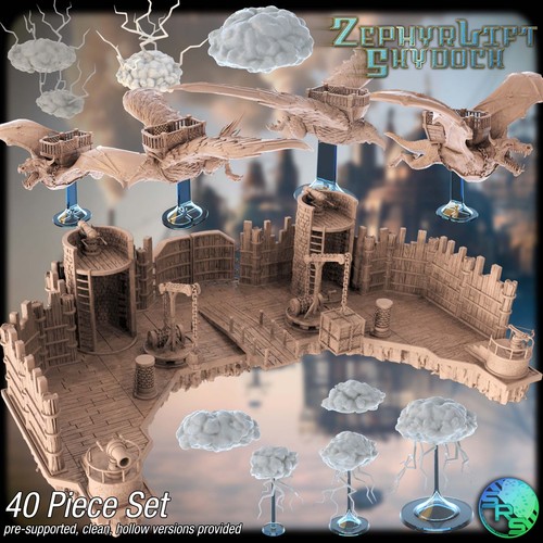 Skyport fantasy air dock - skyport,