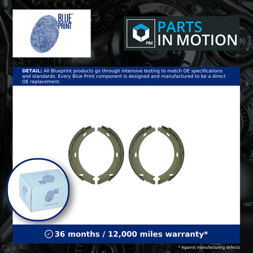 Handbrake shoes set - handbrake, fits