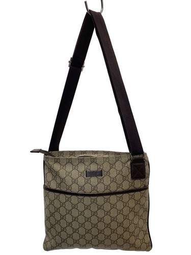 Gucci monogram canvas - gucci, brown
