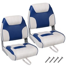2-Pack Boat Seats Folding Low