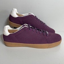 Lambretta Crossfire - Trainer Shoes Lace Up - Mens UK Size 12 - Burgundy (P)