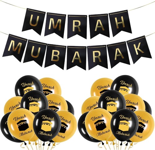 Umrah mubarak decoration set - umrah,