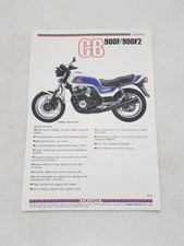 HONDA CB900F2 Confidential Motorcycle Sales Specification Leaflet c1982
