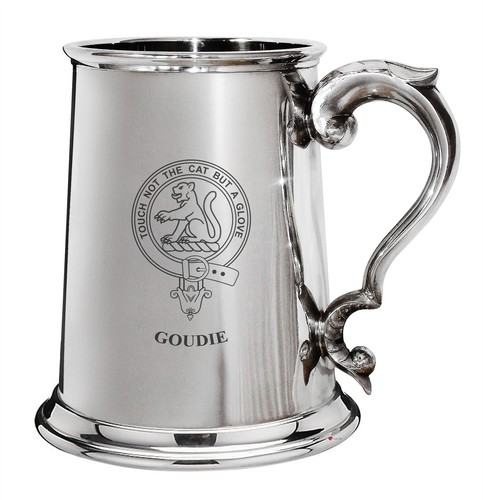 Goudie family crest - family, polished