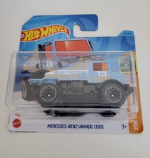 Hot Wheels Mercedes-Benz Unimog 1300L 4x4 AWD Truck Diecast Car 1:64 in  Box 