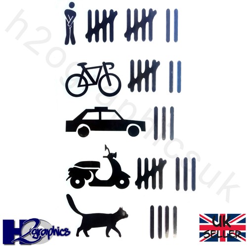 Funny biker car van - van, sticker