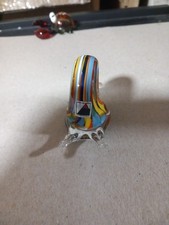 Nobile Glass Paperweight Snail Czech Republic Multi Coloured 