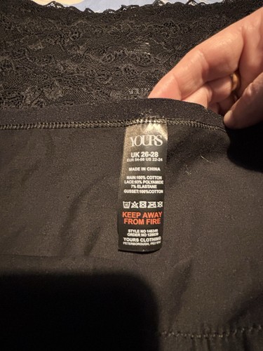 Ladies black briefs - ladies,