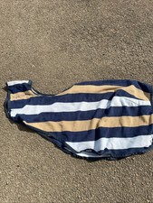 Equi-theme Stripped Fleece Exercise Rug 5’9” Used On 13h2 New Forest Pony