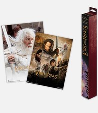 OFFICIAL LORD OF THE RINGS  SET OF 2 MINI POSTERS PRINTS PICTURES 