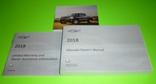 2018 CHEVROLET SILVERADO OWNERS MANUAL SET GUIDE 18 1500 LS LT LTZ V6 V8 RWD 4X4