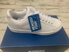 K-swiss Unisex Trainers White UK7(EUR41)(YV214)