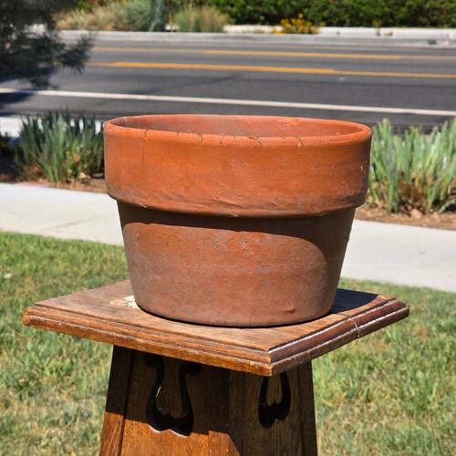 Vintage terracotta planter - vintage,
