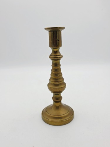 Antique brass miniature taper - antique,