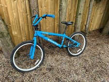 Vintage Schwinn Core BMX Stunt bike retro 11” frame 22” tyres blue