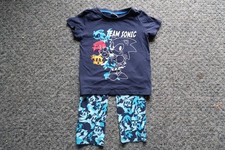 Pyjamas in Blue, Sonic the Hedgehog for Boy 5-6 Cotton 