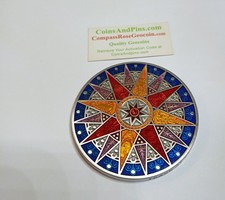 Kalahari Compass Rose Geocoin