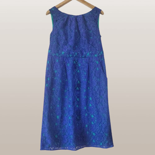 Kaliko purple lace midi - purple,