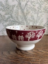 Emma Bridgewater Christmas Town French Bowl  New First Quality