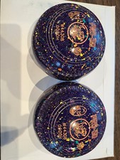 Drakes Pride PRO 50  Size 0000H . A Pair Of Flat Green / Lawn Bowls     