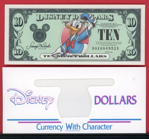 Disney dollar donald duck - disney,