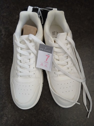 Primark white trainers - white,