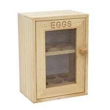 Wooden egg storage cabinet