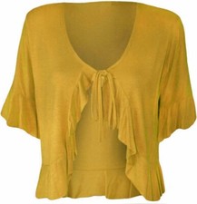 Ladies tie front bolero - tie, up