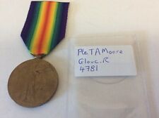WW1 Pte Moore Gloucestershire
