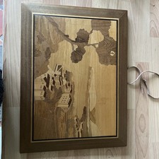 Wood Inlay Marquetry Picture