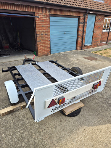 Motorbike trailer with - motorbike,