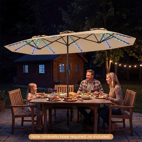 Double sided patio - patio, umbrella