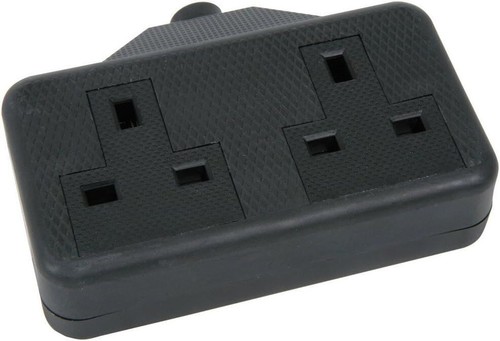 Rubberised extension lead - rubberised,