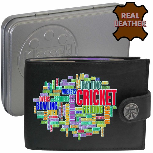 Cricket wallet leather batsman - wallet,