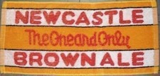 Newcastle brown ale cotton bar - brown,
