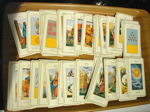 Vintage set tarot cards - vintage,