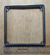 Classic Motorcycle Chrome Number Plate Surround.