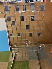 Grid Wall display Stand With Hooks