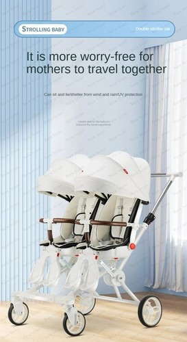 Portable twins stroller infant - stroller,